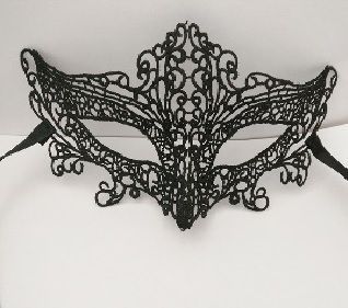 Кружевная маска на глаза в венецианском стиле, фото 1