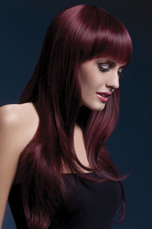 Бордовый парик Sienna, фото 1