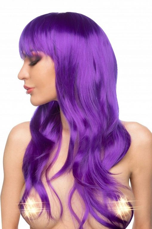 Фиолетовый парик  Азэми, фото 1