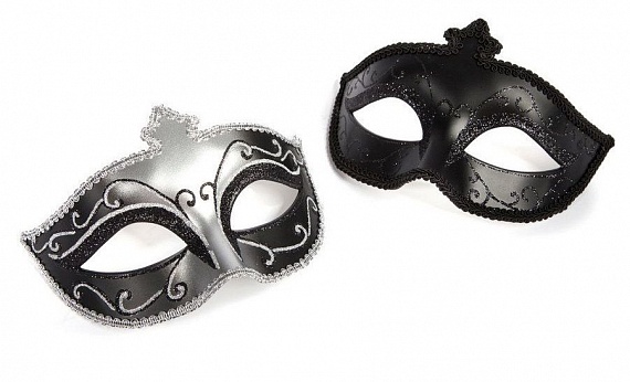 Набор из двух маскарадных масок Masks On Masquerade, фото 1