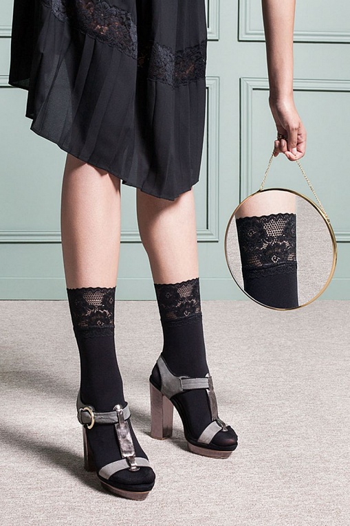Носочки Nina с мягкой ажурной резинкой, фото 3