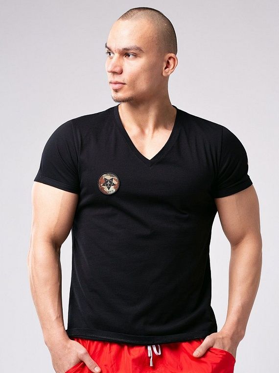 Мужская футболка в стиле милитари, фото 1