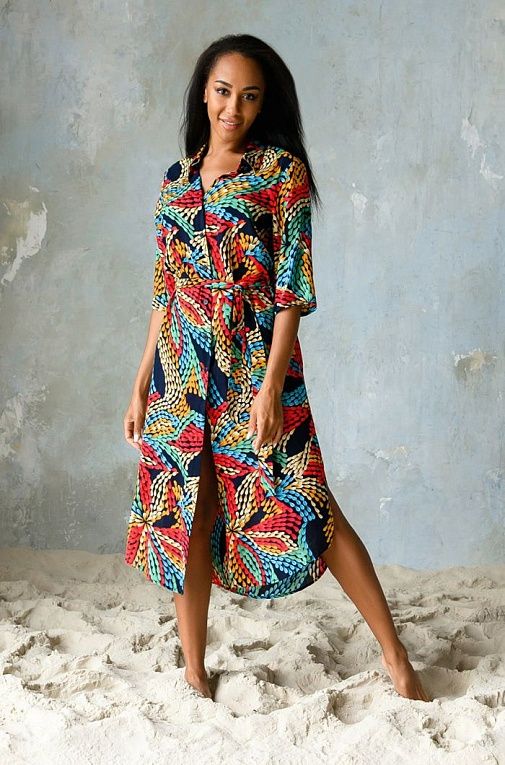 Платье-туника Dominica с ярким принтом, фото 1