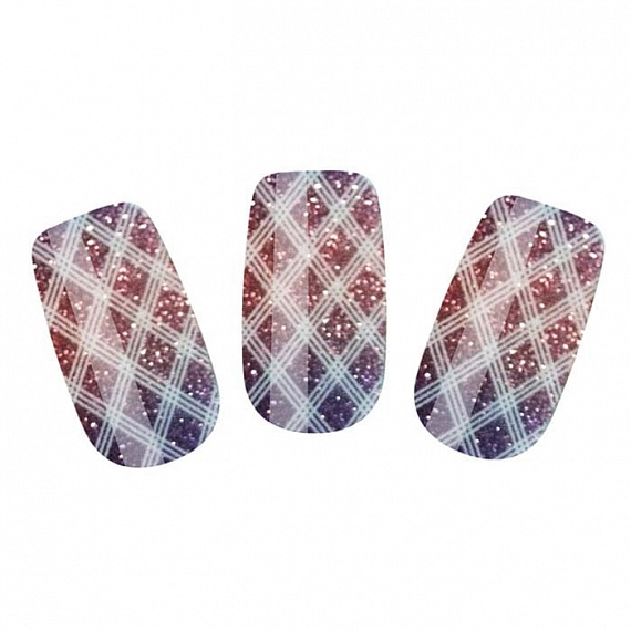 Набор лаковых полосок для ногтей Блестящий градиент Nail Foil, фото 1