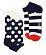 Набор из 2 пар носков 2-Pack Big Dot Stripe Low Sock
