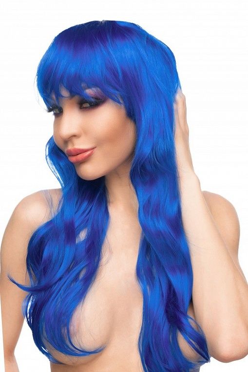 Синий парик  Иоко, фото 1