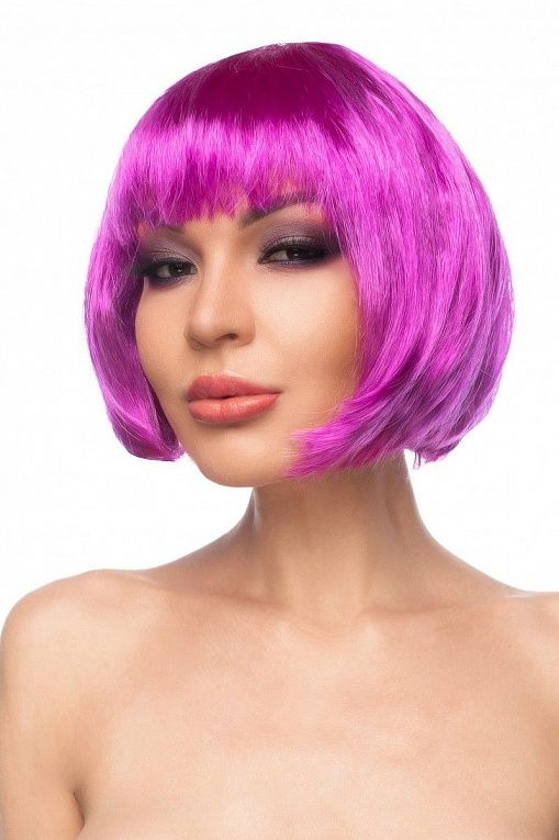 Фиолетовый парик  Кику, фото 1