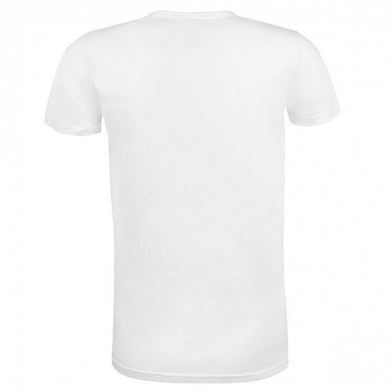 Мужская хлопковая футболка с круглым вырезом горловины, фото 1
