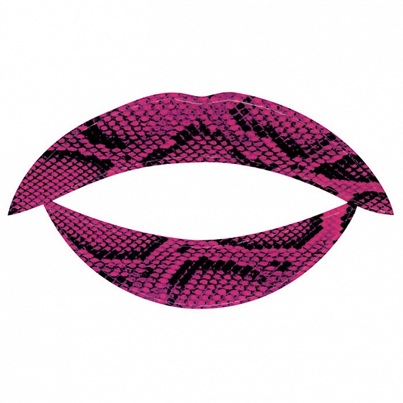 Lip Tattoo Фиолетовая змея, фото 1
