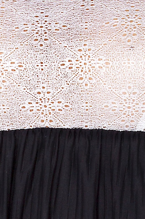 Сорочка Larisa в тонкую полоску с кружевным лифом, фото 1