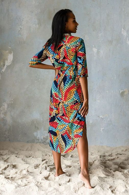 Платье-туника Dominica с ярким принтом, фото 1