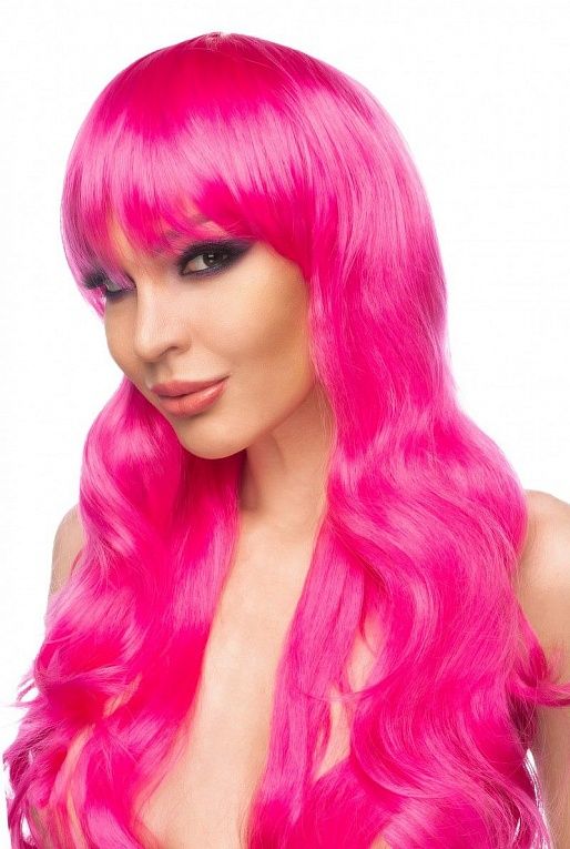 Ярко-розовый парик  Акэйн, фото 1