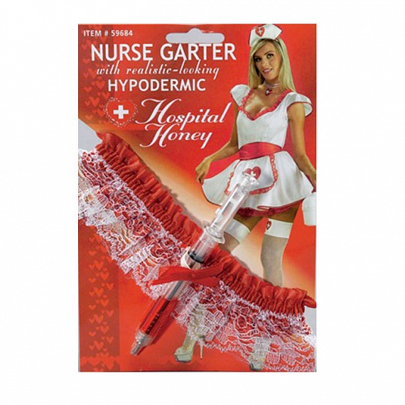 Подвязка медсестры со шприцом, фото 1