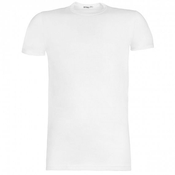 Мужская хлопковая футболка с круглым вырезом горловины, фото 1