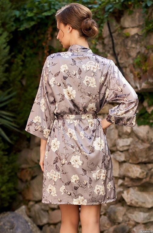 Коротенький халат-кимоно Gracia, фото 1